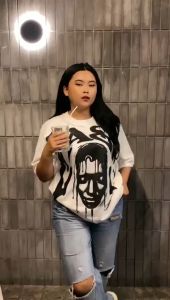 Boxy Fit Oversized Tshirt - Stylish Distro T-Shirt Scene Clothes For Men And Women