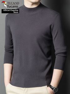 TUCANO | Mid High Collar Wool Mens Sweater