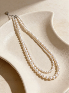 YISHU | AKOYA Mabe Pearl Necklace For Women