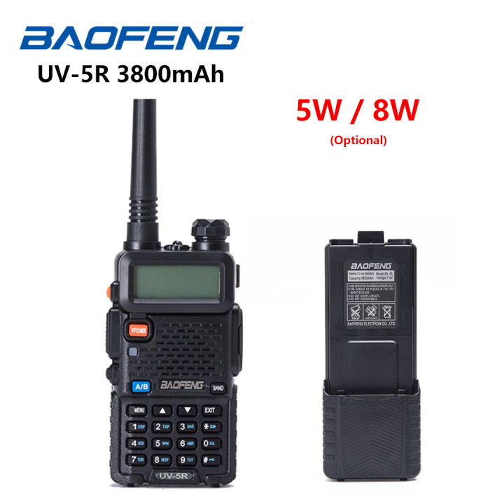 Baofeng Walkie Talkie 8W Baofeng UV-5R Walkie Talkie Long Battery ...