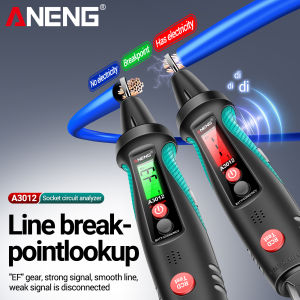 ANENG | Socket Circuit Analyzer Mini Pencil Multimeter AC/DC Voltage NCV Leakage Breakpoint Polarity Phase Check ANENG A3012 US/EU Plug