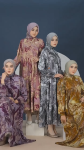 Gamis Dress & Midi Rayon Wanita MALYAZA SERIES BY NADHEERA LUXURY