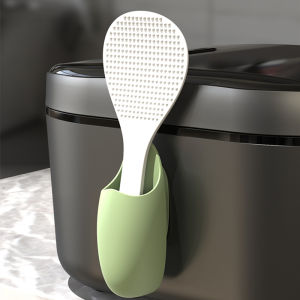 YZ | Wall Mount Adhesive Rice Spoon Organizer for Kitchen