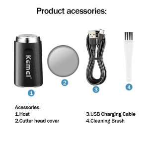 KEMEI Km-C51 Mini Mens Razor Single Blade Electric Shavers Mini Portable Electric Shaver Pocket