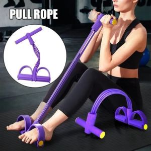 Professional Resistance Band Tensioner 4/6 Level Non-Slip Handles for Ab Workout Yoga Pilates Home Gym Fitness Equipment