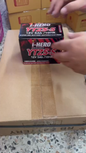 แบตเตอรี่ YAMAHA GT 125 จีที 125 แบต Hiroshima 5s 12v ( 5แอมป์ 12โวลท์ ) หม้อแบตเตอรี่ กล่องไฟมอไซค์ ยามาฮ่า gt 125 แบตล็อตใหม่ไฟแรง ไม่ต้องดัดแปลง