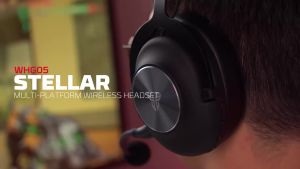 Fantech | FANTECH STELLAR WHG05 Wireless and Wired Headset 50MM Big Driver Built-in Mic 105 Hours Long- Lasting Battery Life Headphones