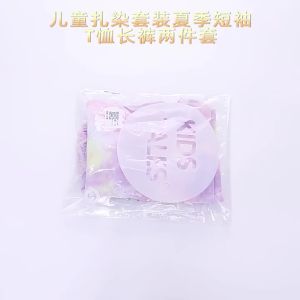 Kids Tales Childrens Clothing Children Suit Short-Sleeved Trousers Home Wear Childrens Tie-Dyed Sportswear  Summer