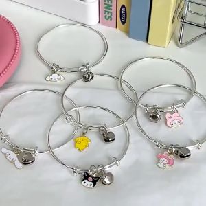 GTB Kulomi Gelang Kecil Warna Silver Untuk Wanita Kartun Yugui Anjing Kulomi Gelang Yang Dapat Disesuaikan Beberapa Gelang Teman Terbaik Gelang Lucu Murah A164