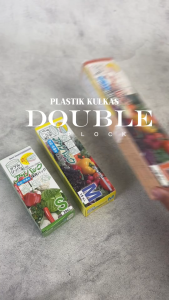 Plastik Kulkas Double Ziplock| Plastik Penyimpanan Foodgrade | Plastik Klip Reusable Ziplock | Plastik Kulkas Bungkus Makanan Sayuran Buah Daging | Sealed Food Bag