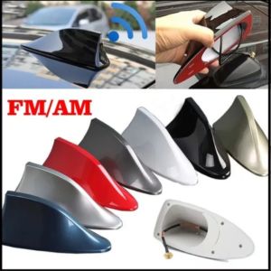 Car Shark Fin Radio Antenna AM FM Roof Top AERIAL PROTON PERODUA HONDA TOYOTA aero MYVI PERSONA AXIA ALZA BEZZA CITY shark fin aero antenna oem after market antenna shark fin car radio antenna bumbung kereta