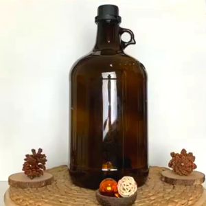 RODEO GIANT AMBER 4500 mL | Botol Kaca Besar Warna Coklat 4.5 Liter | Big Glass Bottle