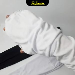Sarung Tangan Panjang Wanita Haji dan Umroh H1ban simple polos