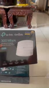 Bộ phát wifi TP-Link EAP110 (Chuẩn N/ 300Mbps/ 2 Ăng-ten ngầm/ Wifi Mesh chính hãng)