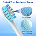 Replacement Toothbrush Heads Compatible with Philips Sonicare Soft Replacement Electric Brush Head 4100 6500 6100 7500 5300 1100. 