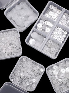 Tách Cách Bằng Silicon Trong Suốt Cho Vòng Tay Trang Sức Hạt Ngọc Trai Ngăn Ngừa Mài Mòn Phụ Kiện Vòng Tay Trang Sức Thủ Công