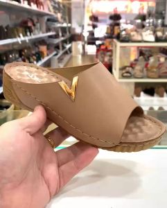 Max2 - Kasut Sandal Berjahitan - Tinggi 4cm yang Bergaya Selesa dan Tahan Lama 2 Warna