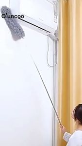 Ouncoo Microfiber Duster 280cm Adjustable Long Pole Brush Telescopic Bending Cleaning Tool Kit