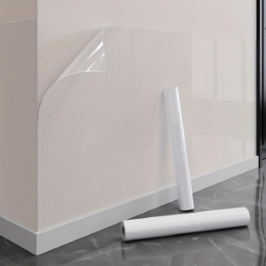 45cm Kitchen Wall Protective Film Transparent Electrostatic Adsorption Does Not Damage the Wall Waterproof PVC Wallpaper