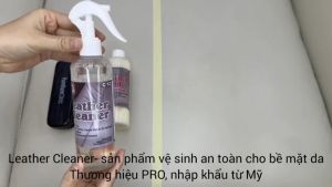 Bộ Vệ Sinh Và Bảo Dưỡng Ghế Da Leather Cleaner Lotion  Pro Nhập Khẩu Mỹ Giúp Làm Sạch Và Bảo Dưỡng Định Kỳ