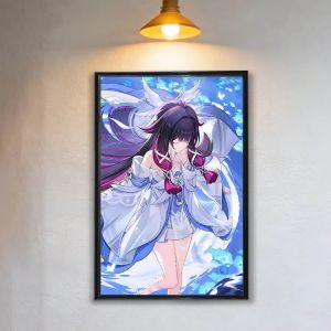 Bandai | Bộ Tranh Kim Cương 5D Tự Làm Genshin Impact Tranh Ghép Nhân Vật Dán Đầy Đủ Tranh Nghệ Thuật Trang Trí Tường Nhà Món Đồ Thủ Công Lý Tưởng Dành Cho Người Yêu Nghệ Thuật