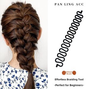 Ponytail Hair Styling Tool Fishbone Braided Hair Accessory Korean Style  out Fashionable Hair Ornament for Easy Hairdos