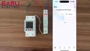 1P 2P 1-63A Tuya WiFi ZigBee Smart Switch Energy Meter Circuit Breaker kWh Voltage Current Leakage Protection Remote Control