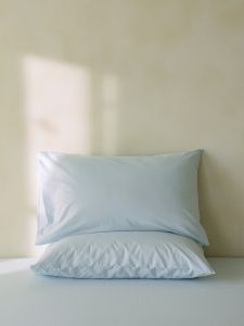IDELA | Luxurious Old Feel Sand-washed Long Staple Cotton Satin Pillowcase 48*74cm