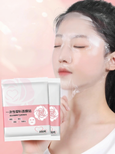 Disposable Facial Mask Wrap Plastic Transparent Hydrotherapy Beauty Salon Specialized Skin Care Mask Paper for Any Skin Type