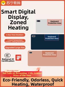 Large Size Heated Mousepad Partition Heating Computer Desktop Office Warm Hand Super Large Warm Desk Mat Waterproof