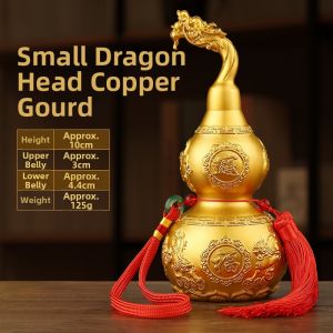 YISHUIGE | Full Brass Open-Top Gourd Ornament