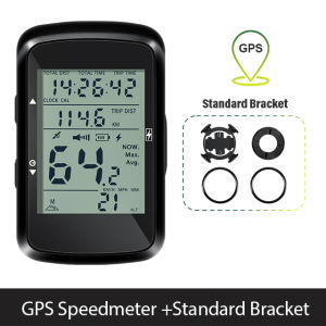 NEWBOLER Bike Computer GPS Wireless Bicycle Cycling Odometer Speedometer 2.4FSTN Bluetooth5.0 ANT+ Waterproof GPS BDS