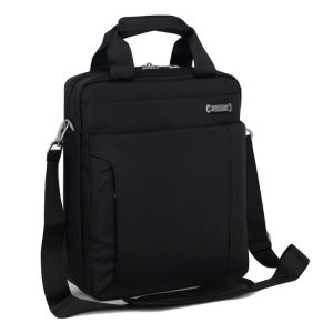 Briefcase Mens Vertical 14-Inch Satchel Computer Bag Shoulder Bag Large-Capacity Crossbody Bag Waterproof Oxford Cloth Briefcase