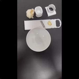 2 In 1 Alat Pengiris Bawang Putih Untuk Dapur Multifungsi