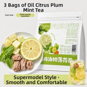 Prune Olive Mint Flavor Single-serve Packaged Lemon Cold Brew Refreshing Fruit Tea