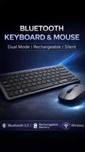 QS-806 Dual-Mode Wireless Charging Keyboard & Mouse Combo