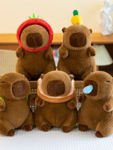 Snotting Capybara Doll Plush Toy Birthday Gift for Girls Domestic Production PP Cotton Filled Toys for All Ages