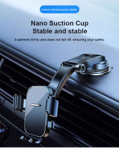 Car Phone Holder Heatresistant Multifunctional Suction Cup Solid Car Frame