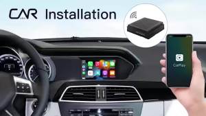 CARABC Wireless CarPlay For Mercedes Benz A B C E Class W176 W246 GLK W204 X204 ML NTG4.5 Becker Module Android auto NAVI Box
