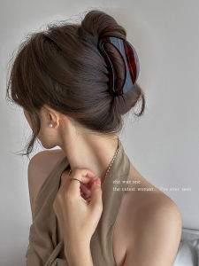 Minimalist Retro Grip Large Size Hair Volume More than Barrettes Female Headdress Clip Hairpin Back Head Shark Clip Elegant Hair Accessories