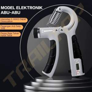 Fashion518 Handgrip Adjustable Alat Bantu Fitness Otot Lengan Tangan Portable Hand Grip Intensitas 5-60Kg