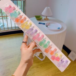 Korean Cartoon Sugar Childrens Hair Accessories Baby Girl Hair Clips Elastic Bands Hair Hoops Headwear Summer New Arrival