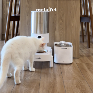 Máy Cho Ăn Tự Động Thông Minh Cho Thú Cưng metaPet PRIMO 500 Pro Wifi Camera Dung Tích 5L