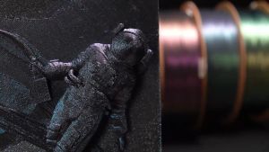 eSun ePLA-Magic 1.75mm 1KG 3D Printer Filament Dark Twinkling Galaxy Fantasy Dual Color Multicolor Glitter Shimmering Printing Material PLA