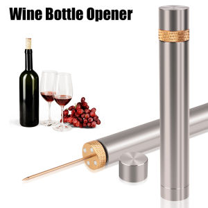 Wine Lovers Needle Type Pneumatic Bottle Opener Wine Opener for Home Restaurant Party Metal Portable Corkscrew Opener Tools