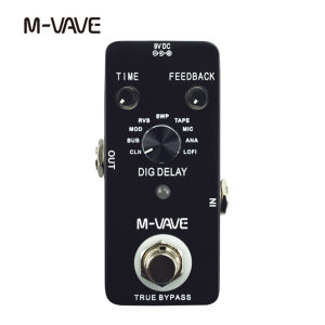 M-VAVE | M-VAVE Mini Guitar Effect Pedal Digital Reverb Delay Effector Multi Modeling Reverberation Unit for Guitar Studio Recording