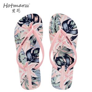 Hotmarzz Womens flip flops PVC anti slip slippers for outdoor wear beach clip on slippers HM7055