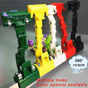 Retail display label clip double-sided label clip transparent acrylic price label clip product sales rotating clip/5 pieces