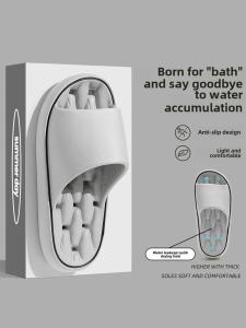 Eva Non-Stinky Feet Bathroom Slippers Men Summer 2024 New Arrival Indoor Home Non-Slip Bath Quick-Drying Sandals for Women