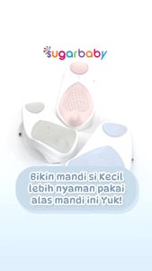 Sugar Baby Bath Rack/ Alas Mandi Bayi / Baby Bather / Alas Bak Mandi Bayi / Dudukan Bak Mandi Bayi / Alat mandi Lipat / Tempat Mandi Bayi